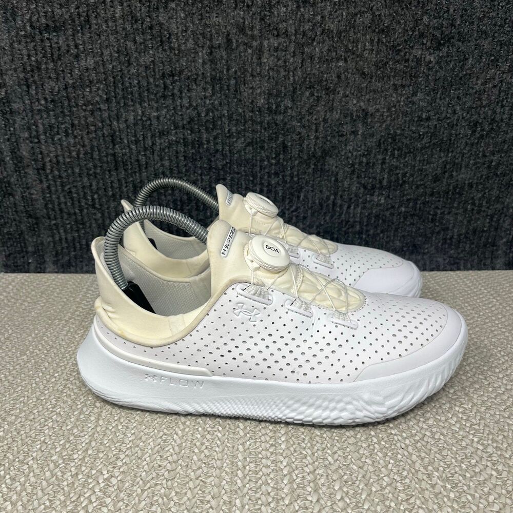 Under Armour SlipSpeed BOA White Athletic Training Shoes Women’s 7 3027049-125